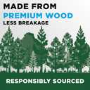 Ticonderoga Tri-Write Pencils, With Erasers, #2 Lead, Yellow, Pack Of 36