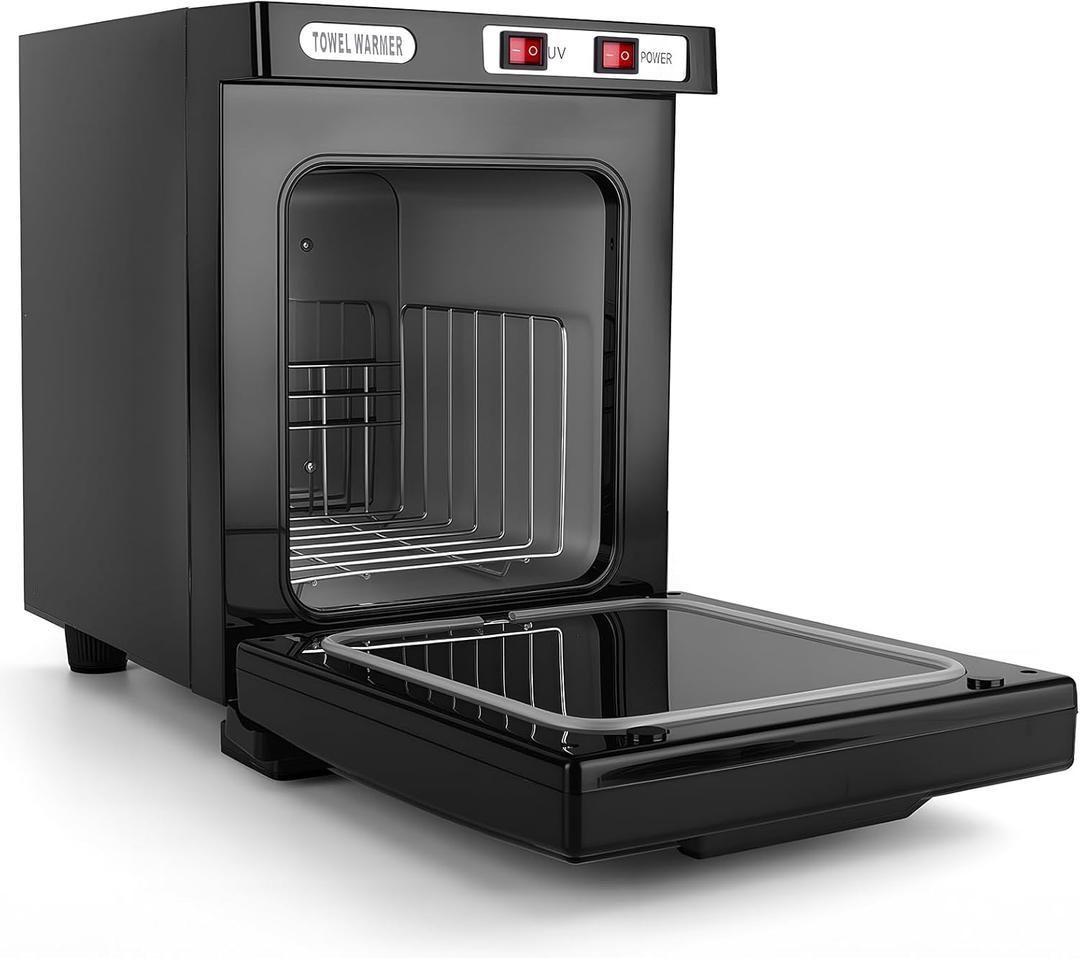 9TH SHOP Hot Towel Warmer, 5L Hot Towel Cabinet, 2-in-1 Heated Towel Warmer for Facials Spa Estheticians Massage Salon and Home