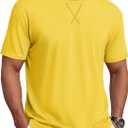 TACVASEN Men's T-Shirts Premium Cotton Short Sleeve Crew Neck T Shirts Casual Soft Loose Fit Tee Shirts