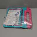 YIHE Kids Case for iPad 10.2 Inch 9th/8th/7th Generation 2021/2020/2019, iPad Pro 10.5 & iPad Air 3, Shockproof Handle Stand Kids Case with Screen Protector for iPad 10.2/10.5 Inch, Cyan & Pink