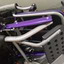 Lightweight Foldable Transport Wheelchair for Seniors Adults, Purple
Portable Travel Wheelchair Aluminum Frame 220LBS Weight Capacity 19.4 LBS Light Chair 2" Thick Leather Padded Seat Cushion