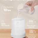 InnoGear 300ML Essential Oil Diffuser, Premium 5-in-1 Ultrasonic Aromatherapy Diffusers Scent Humidifier Aroma Diffuser Vaporizer Auto-Off Timer for Room Office Home, Basic White, Medium
