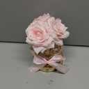 Rose Flower Lamp,Rechargeable Cordless Touch Table Lamp for Bedroom,3-Colour Dimming Small Night Light,Crystal Bedside Lamps with USB Charge,Birthday Valentine's Day Gifts for Women,Mom,Wife,Her