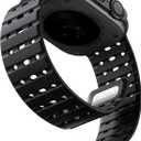 Bandletic Compatible with Apple Watch Ultra 2 Band Men Women, Magnetic Silicone Rugged Sport Watchband for iWatch. Size: 49mm/46mm/45mm/44mm/42mm(series 3/2/1)