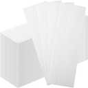 200 Pcs Kraft Paper Bags Kraft Churro Bags Grease Silverware Sleeves for Resistant Utensils Cutlery Cookies Bakery Candy Treats (White)