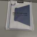 JETech Rotating Case for iPad Pro 11-Inch 2022/2021(4th/3rd gen) with Pencil Holder, 360 Degree Rotation Protective Stand Cover Clear Back, Auto Wake/Sleep (Navy)