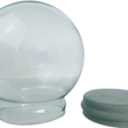 Youda Home Decoration DIY Empty Glass Snow Globe Kit (D120mm) - Water Globe Accessories