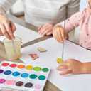 3 x 6pcs Paint Brushes for Acrylic Painting, Nylon Watercolor Brushes Kit, Acrylic Paint Brush Sets for Acrylics Watercolor Gouache Oil Painting- Green