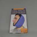 LotFancy Face Ice Pack Wrap for TMJ, Wisdom Teeth, with 4 Reusable Hot Cold Therapy Gel Packs, Pain Relief for Head, Oral and Facial Surgery, Dental Implants, (Blue(one Size Fits Most)