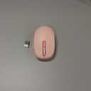 TECKNET Wireless Mouse, 2.4G Quiet Computer Mouse with USB Receiver, 4 Buttons Portable Cordless Mice for Chromebook, Laptop, PC, Mac, 800/1200/1600 DPI - Pink
