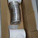 Silver Dryer Vent Hose for Tight Space Includes 2 90-degree Dryer Vent Elbow and 1 Dryer Vents Duct, Flexible Dryer Hose Vent Kit-Space Saving, Indoor Dryers Vents Connector, Easy installation