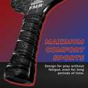 Pickleball Paddles Set of 2 with 4 Balls - USAPA Approved Fiberglass Surface, Lightweight, Non-Slip Grip - Premium Paddle Set for All Skill Levels Indoor & Outdoor (Black)