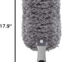 MR.SIGA Lint Free Microfiber Duster, Washable Duster for Household Cleaning Gray