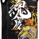 Tuff Sport Tank Top Muay Thai Boxing Vest Top Workout Shirt Sleeveless Gym Fitness Training (XL)