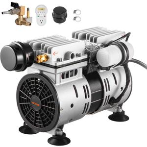 VEVOR Pond Aerator, 550W Power 5.2CFM for Up to 3 Acre 50' Includes 3/4 HP Timer & Valves, Air Compressor for Deep Water Oxygen Circulation, for Lake, No Diffuser, Black VEVOR Pond Aerator, 550W Power 5.2CFM for Up to 3 Acre 50' Includes 3/4 HP Timer & Valves, Air Compressor for Deep Water Oxygen Circulation, for Lake, No Diffuser, Black