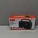 GPX R633B Portable Shortwave AM/FM Clock Radio (Black)