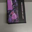 Honalia Car LED Lights Interior, RGB Interior Car Lights with App Control and Music Sync, USB Under Dash LED Lights for Jeeps Trucks SUVs, DC 5V