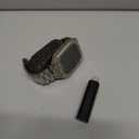 Luxury Metal Mod Kit for Apple Watch 10 46mm 42mm Men Rugged Stainless Steel Strap+Case for iwatch Series10 42 S10 Case and Band, Titanium