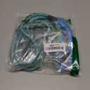 Long Dog Leash for Dog Training 15FT Reflective Leash with 2 Hooks, Heavy Duty Dog Lead for Large Medium Small Dogs Outside Walking Camping Yard,Teal 15FT