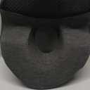 Face Down Adjustable Memory Foam Pillow with 2 Air Vents - Stomach Sleep & Post-Eye Surgery Headrest with Massage Cushion for Recovery (Dark Gray, Medium)