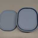 100% Silicone Food Storage Containers with Lids, 8 Pack, 10oz to 51oz, Reusable Leakproof Nesting & Stackable Silicone Bento Lunch Box, Microwave Freezer Dishwasher Oven Safe, BPA Free, Slate Blue