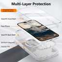 for iPhone 17 Case Compatible with MagSafeShockproof, 3-Layer Drop Protection, Heavy Duty Magnetic Protective Phone Case Cover, 6.3", Crystal Clear