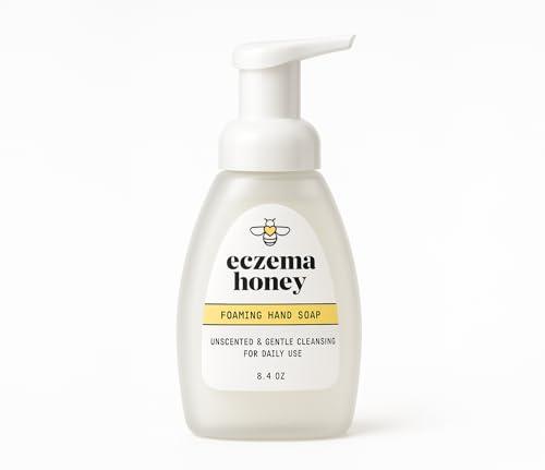ECZEMA HONEY Gentle Foaming Hand Soap - Gentle Cleanser for Dry Hands - Non-Toxic Unscented Hand Soap - Natural Hand Cleaner for Bathroom & Kitchen - Organic Honey Handwash (8.4 Oz) ECZEMA HONEY Gentle Foaming Hand Soap - Gentle Cleanser for Dry Hands - Non-Toxic Unscented Hand Soap - Natural Hand Cleaner for Bathroom & Kitchen - Organic Honey Handwash (8.4 Oz)