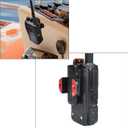 2 x TWAYRDIO Dashboard Mount Holder Hanger for Handheld Radio, Speaker Mic, CB/Mobile Radio Microphone, Belt Clip Hook with Screws for Motorola Midland BaoFeng Yaesu Walkie Talkie Two Way Radio (Black)