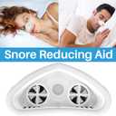 4 in1 Anti Snoring Device with Gentle Moisturizing Mist,Wearable Nose Snoring Aid with Adjustable Airflow,Drug-Free Night Breathing Support for Dry Air (Black, M)