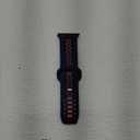 Maledan 26MM Sport Band Compatible with Apple Watch Ultra 2/Ultra/Ultra 3 Band 49mm 46mm 45mm 44mm 42mm Men, Honeycomb Breathable Silicone Waterproof Strap for iWatch Apple Watch Series 11 10 9 8 7 6 5 4 3 SE (Navy Blue/ Orange)