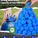 3.5 lbs Pool Filter Balls for Sand Pump, Reusable Blue Pool Filter Media Balls Replace Tranditional Quartz Sands, Anti-clogging Sand Pump Filters Ball Suitable for All Sand Filtration Systems