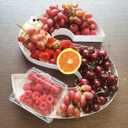 WENPACK 15" Fillable Cardboard Letter Charcuterie Tray Paper Mache Sweet Cupcake Birthday Box (S)