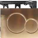 Flush Actuator Plate Compatible with Geberit 115.770.46.6 Wall Mount Toilet Dual Flush Actuator Plate Sigma01, Brushed Gold