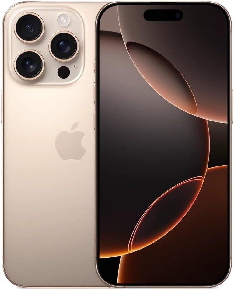 Apple iPhone 16 Pro Max, US Version, 1TB, Desert Titanium - Unlocked