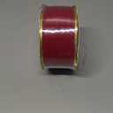 AIMUDI Red Velvet Ribbon for Christmas Tree 2.5 Inch Red and Gold Wired Christmas Ribbon for Gift Wrapping Wreaths Holiday Crafts Tree Topper Bows Home Decor- 25 Yards