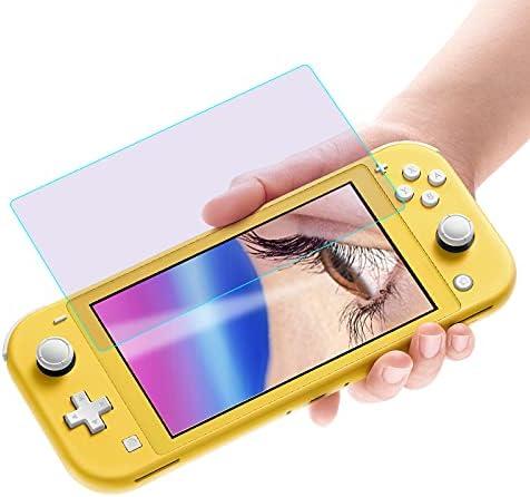 PERFECTSIGHT Anti Blue Light Anti Glare Tempered Glass Screen Protector Compatible with Nintendo Switch Lite 5.5 inch, [Eye Protection] [Great Gaming Experience] - Matte Clear Anti Fingerprint 1 Pack