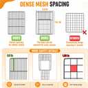 20 Planes Guinea Pig Cages Enclosed Hamster Cage with Door & Waterproof Liner, Expandable Cage for Guinea Pigs, Metal Wire Yard Fence Rabbit Cage