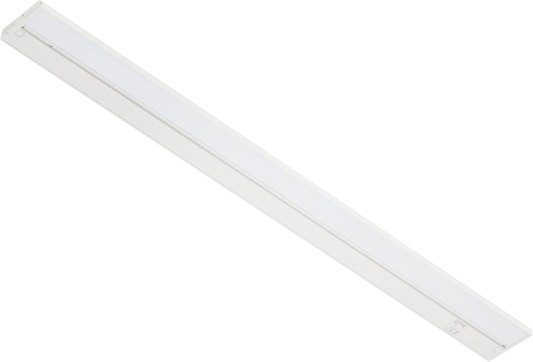 LAGOM Halo Under Cabinet Light, 30Inch Hardwired Dimmable LED, 2700K/4000K/5000K, Power Cord Sold Separately, White, UC0130WH27
