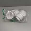 White Plastic Cup Drink Holder Insert with Drain for Marine Boat RV Camper (4 pcs)