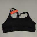 As Fairy Sports Bras for Women High Support Wireless Workout Crop Tank Tops Strappy Back Push Up Yoga Bra, M