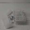 32 Pieces Pegboard Organizer Set Peg Board Rack with Hooks,Loops Wire Shelves Garage Storage, Craft Workshop, Workbench Assortment Organizer Tools(White)