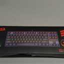 Redragon K552 Mechanical Gaming Keyboard, 87-Key Compact, LED Gaming Keyboard with Red Switches, Anti-Ghosting, Metal Frame for PC Gaming & Typing, Beginner-Friendly (Black)