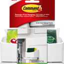 Command Under Sink Sponge Caddy, Total 2 Sponge Holders with 8 Strips, 2 Pack of 1 Caddy, Organize Damage-Free