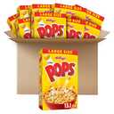 Kellogg's Corn Pops Cold Breakfast Cereal, 8 Vitamins and Minerals, Kids Snacks, Large Size, Original, 8.1lb Case (10 Boxes), BBD: SEP/15/25 