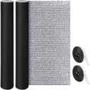 Frienda Double RV Door Window Shade Cover Blackout Reflective Insulation Roll 95x59 Inches Aluminum Foil Insulation Kit for Rv Garage Roof Door Window Skylight Shade(Black)