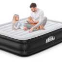 Airefina Full Size Air Mattress with Built-in Pump, Quick Self-Inflation/Deflation in 2.5 Mins, 650lb MAX