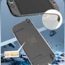 Slim Protective Case for Switch 2, Dockable Case Protector for Switch 2 2025, Shockproof Hard Shell Cover - Thin 1mm & Lightweight 58g | Anti-Fingerprint Matte Finish | Translucent Smoke Black