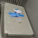 Baby Changing Station Wall Mounted Baby Changing Table Foldable Diaper Changing Unit Commercial Restrooms Horizontal HDPE Meterial with Safrty Strap White Gray (Horizontal+Wipe case)