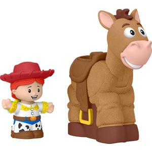Fisher-Price Little People Toddler Toys Disney Pixar Toy Story Bobbin Bullseye Horse & Jessie Figures for Pretend Play Kids Ages 18+ Months