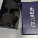 Mens Silk Oversized Bowtie Formal Tuxedo Big Bow Ties (Black)